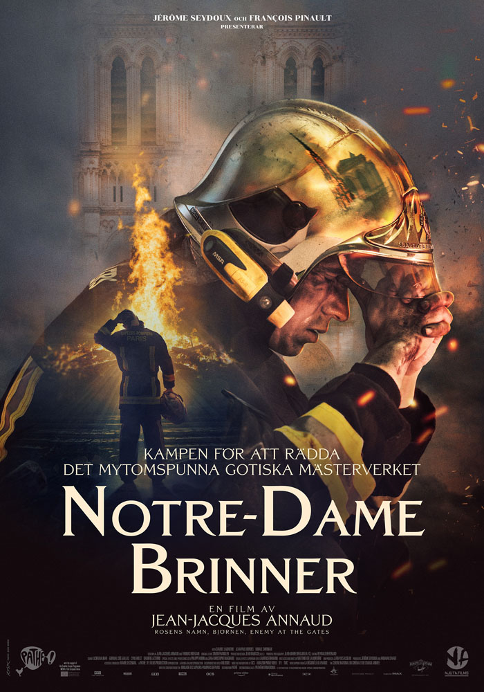 Notre-Dame brinner